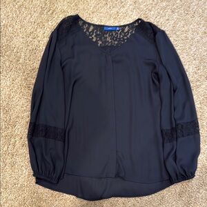 Apt. 9 Elegant Black Lace Women's Top